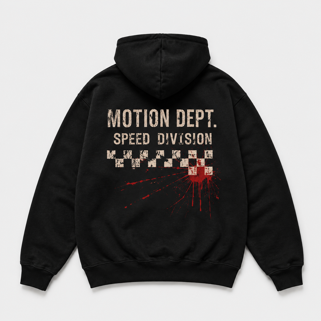 Motion Dept. Speed Division | Urban Hoodie - Black