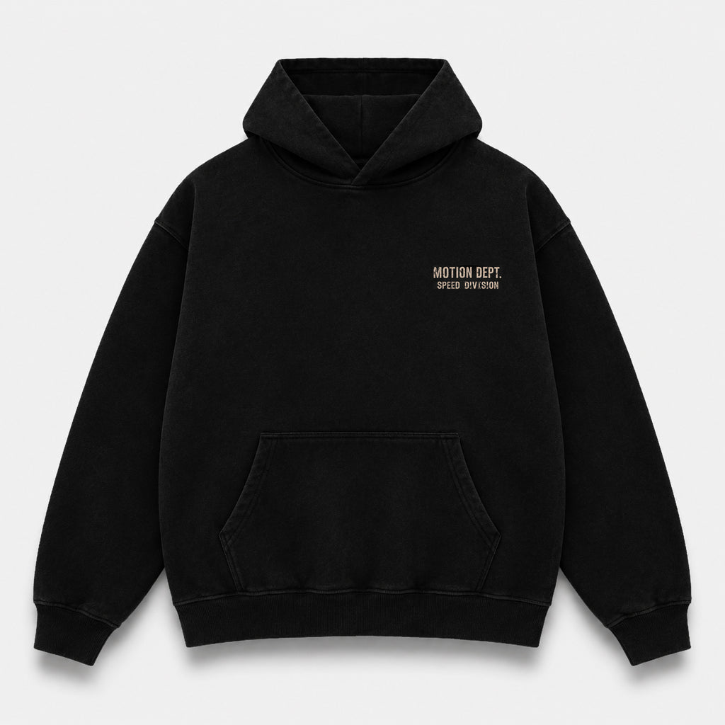 Motion Dept. Speed Division | Urban Hoodie - Black