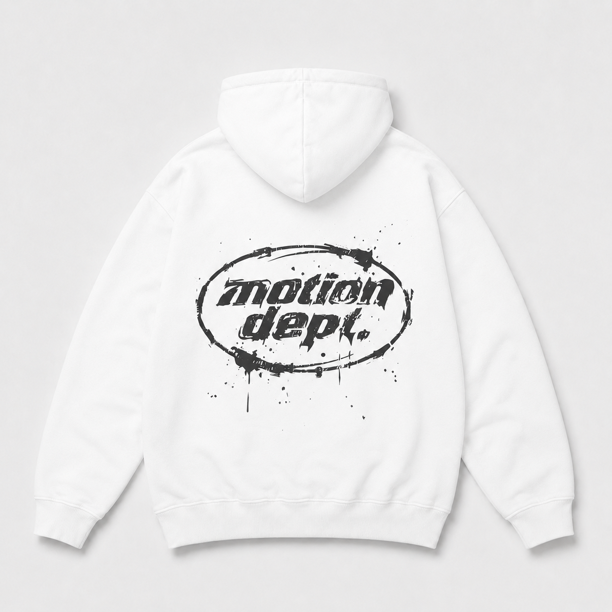 Motion Dept. Stamp | Urban Hoodie - White