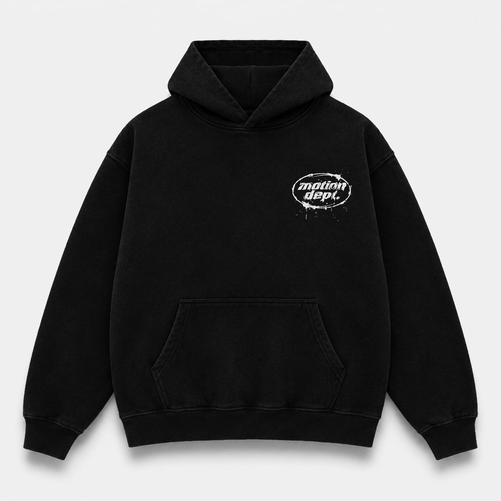 Motion Dept. Stamp | Urban Hoodie - Black