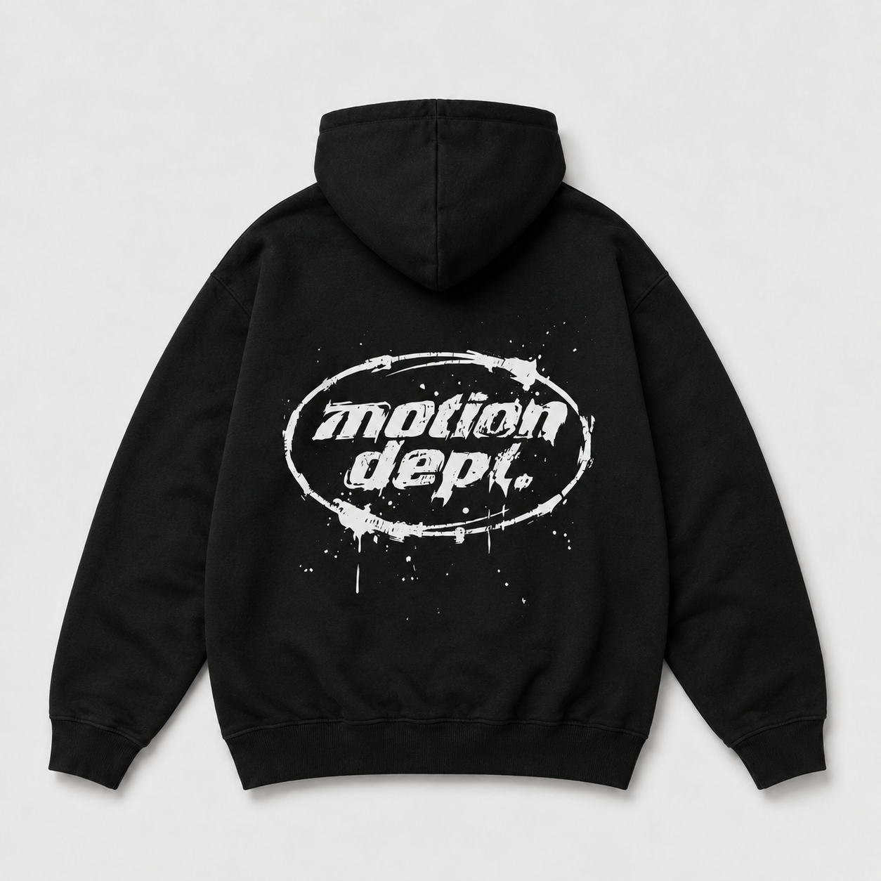 Motion Dept. Stamp | Urban Hoodie - Black