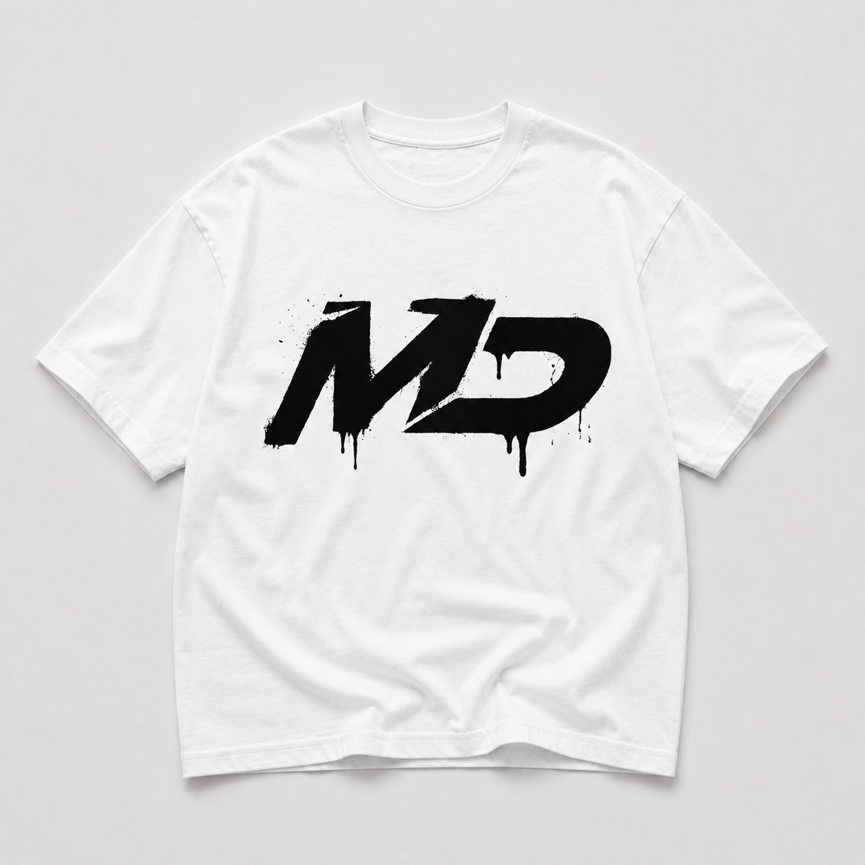 MD Spray Logo | T-Shirt - Blanc White