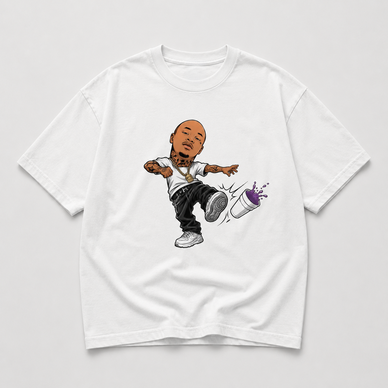 Kick It | T-Shirt - Blanc White